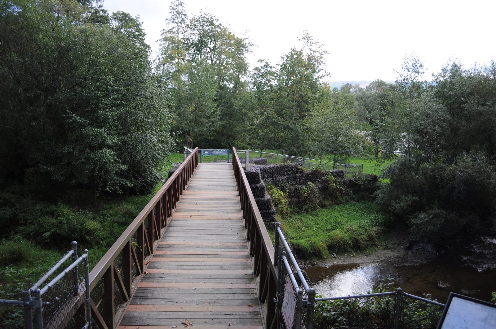 Al Borlin Park along the Skykomish River in Monroe, Washington